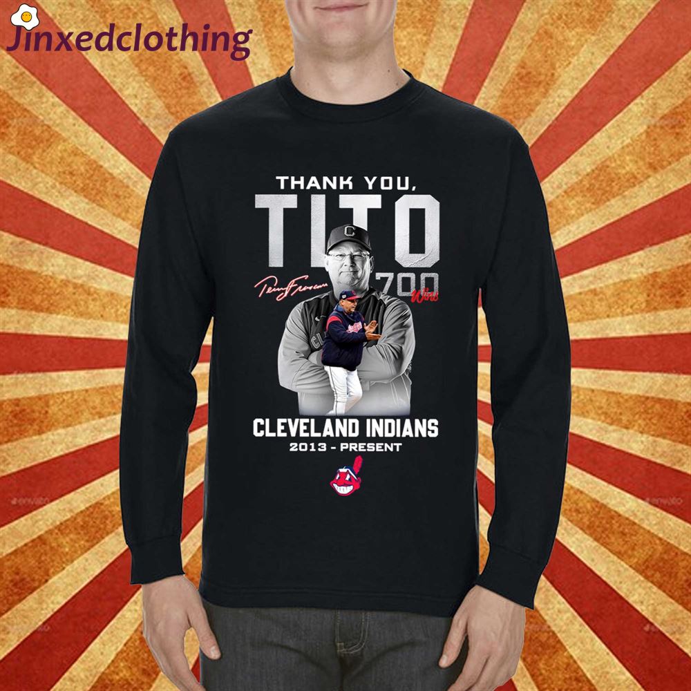 Thank You Tito Cleveland Indians 2013 Present Signature Classic Shirt 